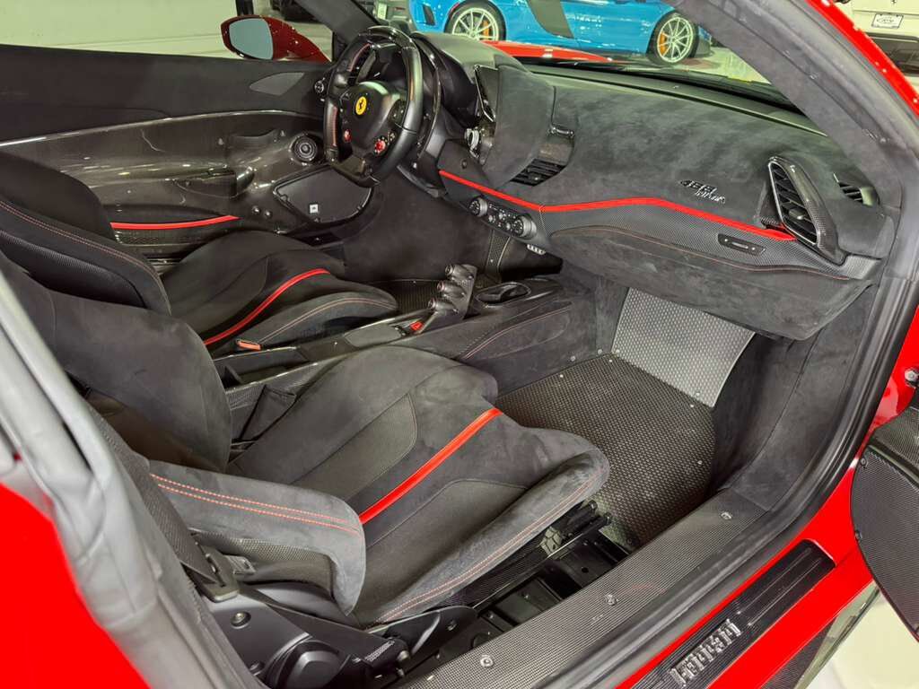 2020 Ferrari 488 Pista Rosso Scuderia paint, painted livrea,carbon wheels,JBL audio,carbon racing seats AND MUCH MORE!!! Fort Lauderdale FL