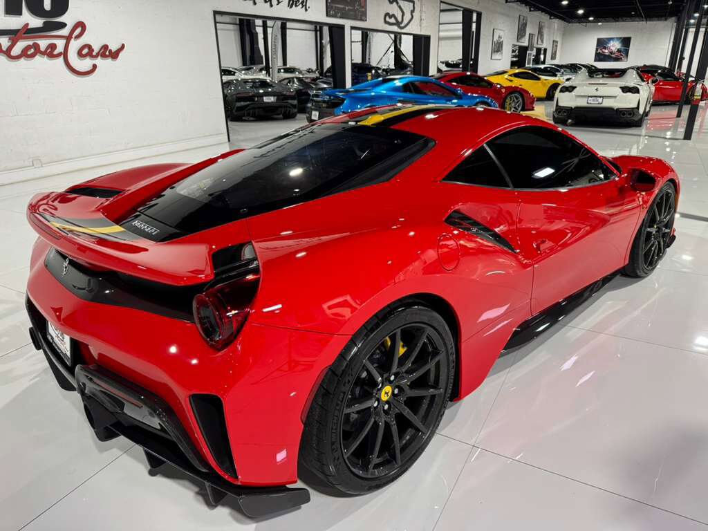 2020 Ferrari 488 Pista Rosso Scuderia paint, painted livrea,carbon wheels,JBL audio,carbon racing seats AND MUCH MORE!!! Fort Lauderdale FL
