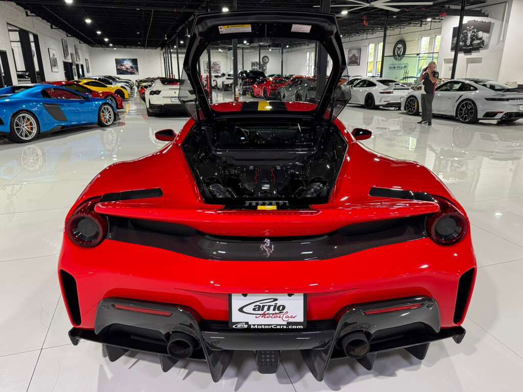 2020 Ferrari 488 Pista Rosso Scuderia paint, painted livrea,carbon wheels,JBL audio,carbon racing seats AND MUCH MORE!!! Fort Lauderdale FL