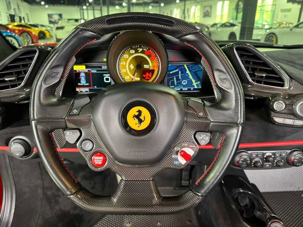 2020 Ferrari 488 Pista Rosso Scuderia paint, painted livrea,carbon wheels,JBL audio,carbon racing seats AND MUCH MORE!!! Fort Lauderdale FL