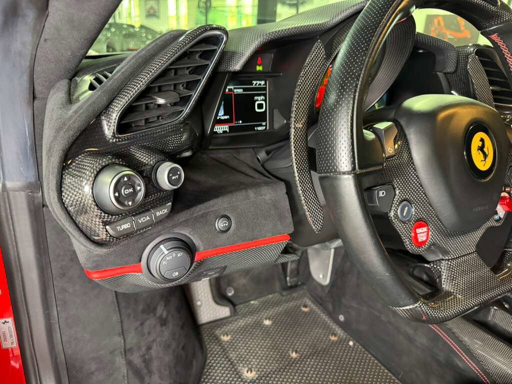 2020 Ferrari 488 Pista Rosso Scuderia paint, painted livrea,carbon wheels,JBL audio,carbon racing seats AND MUCH MORE!!! Fort Lauderdale FL