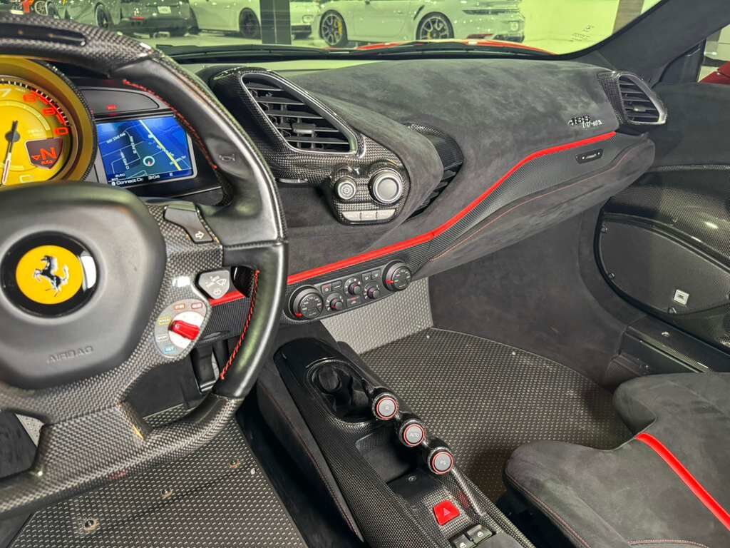 2020 Ferrari 488 Pista Rosso Scuderia paint, painted livrea,carbon wheels,JBL audio,carbon racing seats AND MUCH MORE!!! Fort Lauderdale FL