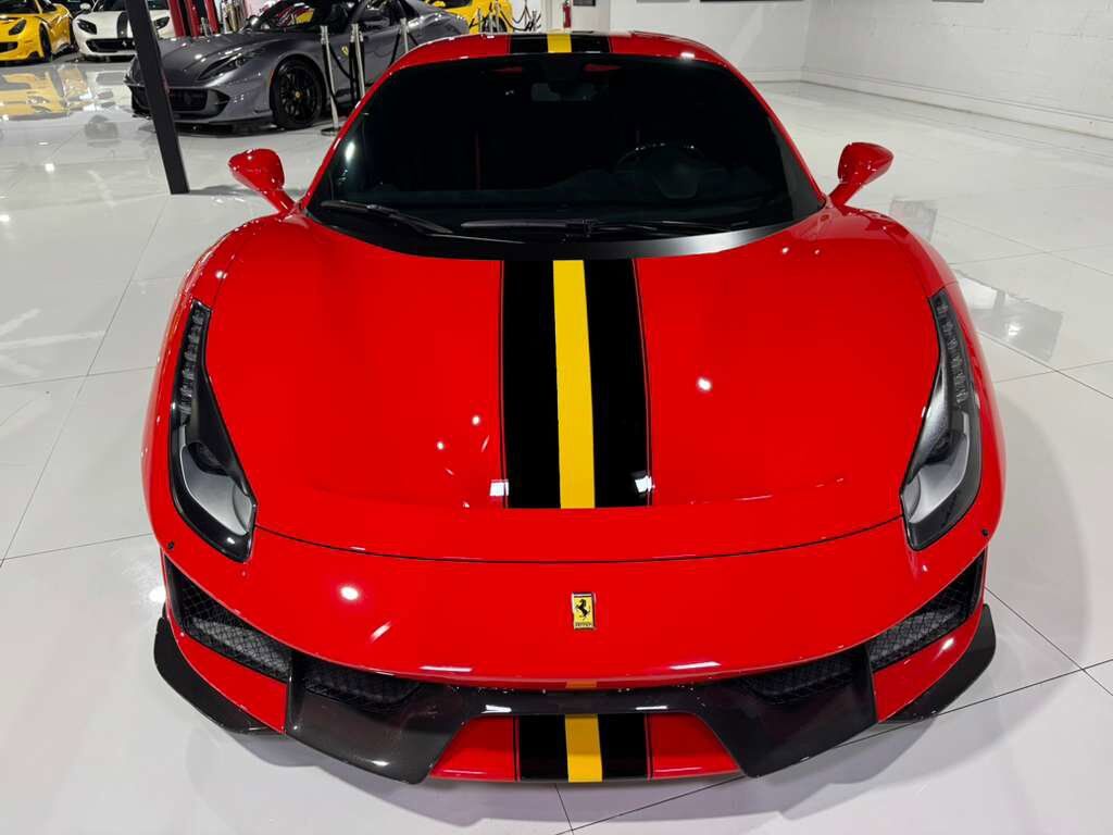 2020 Ferrari 488 Pista Rosso Scuderia paint, painted livrea,carbon wheels,JBL audio,carbon racing seats AND MUCH MORE!!! Fort Lauderdale FL