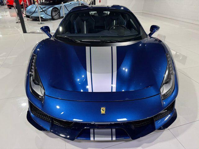 2020 Ferrari 488 Pista Spider Blu Tour De France paint, Livrea Argento Nurburgring, carbon racing seats AND MUCH MORE!!! Fort Lauderdale FL