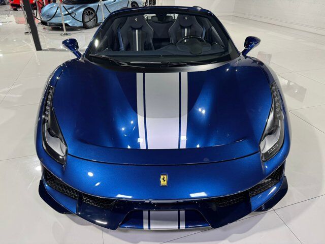 2020 Ferrari 488 Pista Spider Blu Tour De France paint, Livrea Argento Nurburgring, carbon racing seats AND MUCH MORE!!! Fort Lauderdale FL