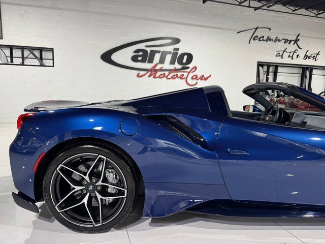 2020 Ferrari 488 Pista Spider Blu Tour De France paint, Livrea Argento Nurburgring, carbon racing seats AND MUCH MORE!!! Fort Lauderdale FL
