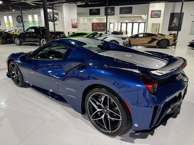 2020 Ferrari 488 Pista Spider Blu Tour De France paint, Livrea Argento Nurburgring, carbon racing seats AND MUCH MORE!!! Fort Lauderdale FL