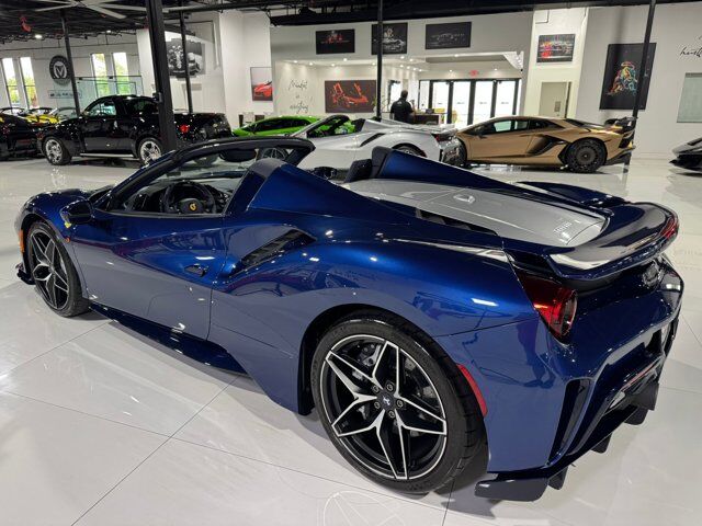 2020 Ferrari 488 Pista Spider Blu Tour De France paint, Livrea Argento Nurburgring, carbon racing seats AND MUCH MORE!!! Fort Lauderdale FL