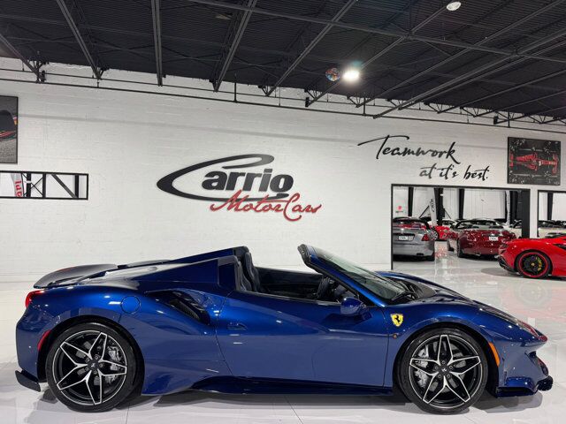 2020 Ferrari 488 Pista Spider Blu Tour De France paint, Livrea Argento Nurburgring, carbon racing seats AND MUCH MORE!!! Fort Lauderdale FL