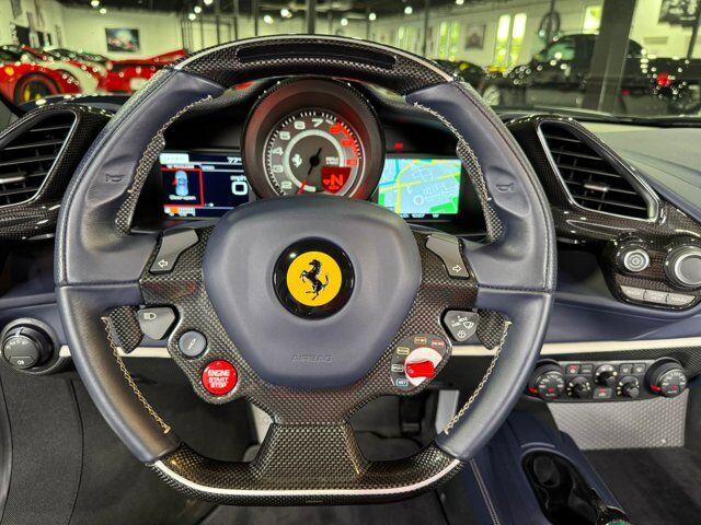 2020 Ferrari 488 Pista Spider Blu Tour De France paint, Livrea Argento Nurburgring, carbon racing seats AND MUCH MORE!!! Fort Lauderdale FL