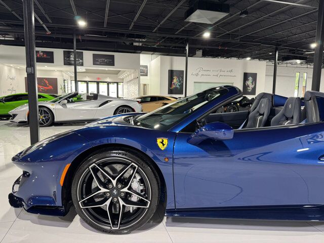 2020 Ferrari 488 Pista Spider Blu Tour De France paint, Livrea Argento Nurburgring, carbon racing seats AND MUCH MORE!!! Fort Lauderdale FL