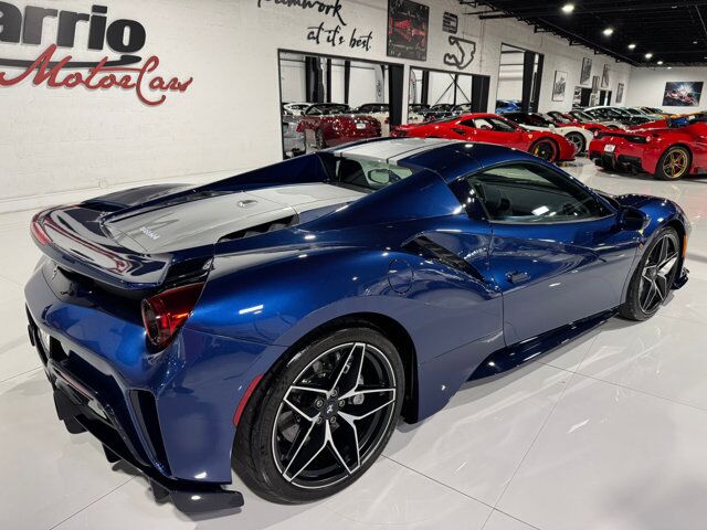 2020 Ferrari 488 Pista Spider Blu Tour De France paint, Livrea Argento Nurburgring, carbon racing seats AND MUCH MORE!!! Fort Lauderdale FL
