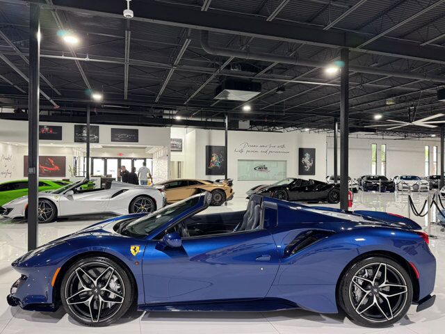 2020 Ferrari 488 Pista Spider Blu Tour De France paint, Livrea Argento Nurburgring, carbon racing seats AND MUCH MORE!!! Fort Lauderdale FL