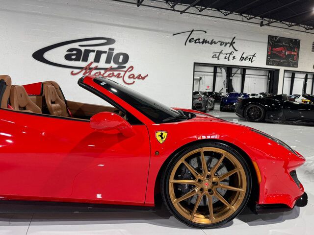 2020 Ferrari 488 Pista Spider Rosso Scuderia paint, suspension lifter, Daytona racing seats, fire extinguisher AND MUCH MUCH MORE! Fort Lauderdale FL