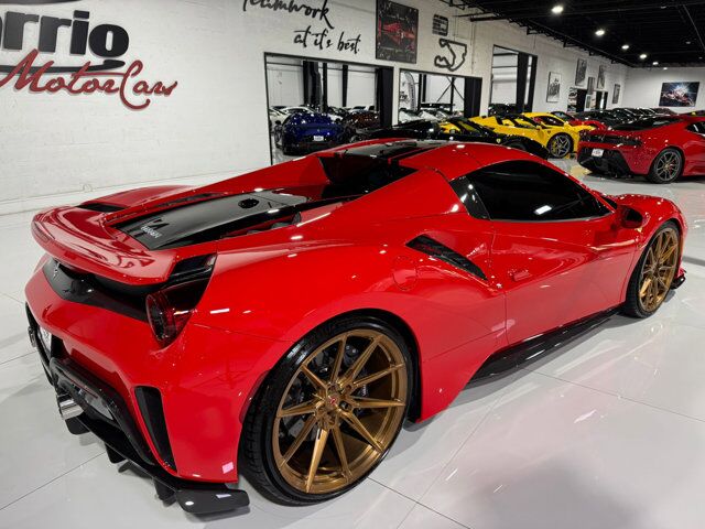 2020 Ferrari 488 Pista Spider Rosso Scuderia paint, suspension lifter, Daytona racing seats, fire extinguisher AND MUCH MUCH MORE! Fort Lauderdale FL
