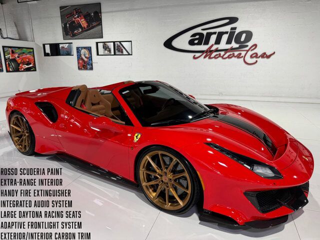 2020 Ferrari 488 Pista Spider Rosso Scuderia paint, suspension lifter, Daytona racing seats, fire extinguisher AND MUCH MUCH MORE! Fort Lauderdale FL