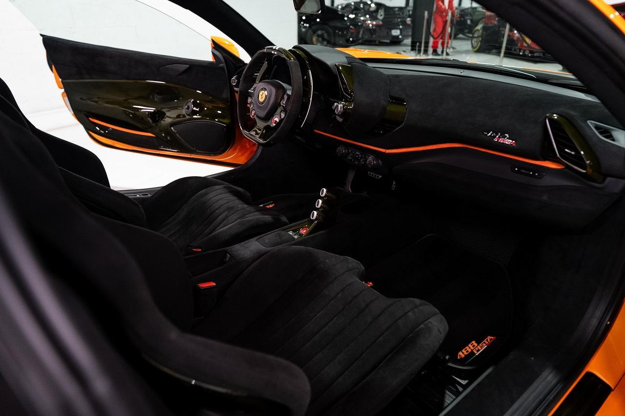 2020 Ferrari 488 Pista TAILOR MADE! Arancio Borealis paint,Extra-Range interior,integrated audio,carbon seats AND MORE!! Fort Lauderdale FL