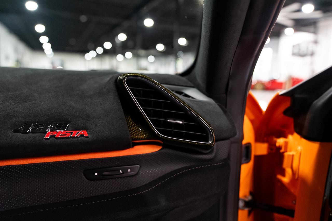 2020 Ferrari 488 Pista TAILOR MADE! Arancio Borealis paint,Extra-Range interior,integrated audio,carbon seats AND MORE!! Fort Lauderdale FL
