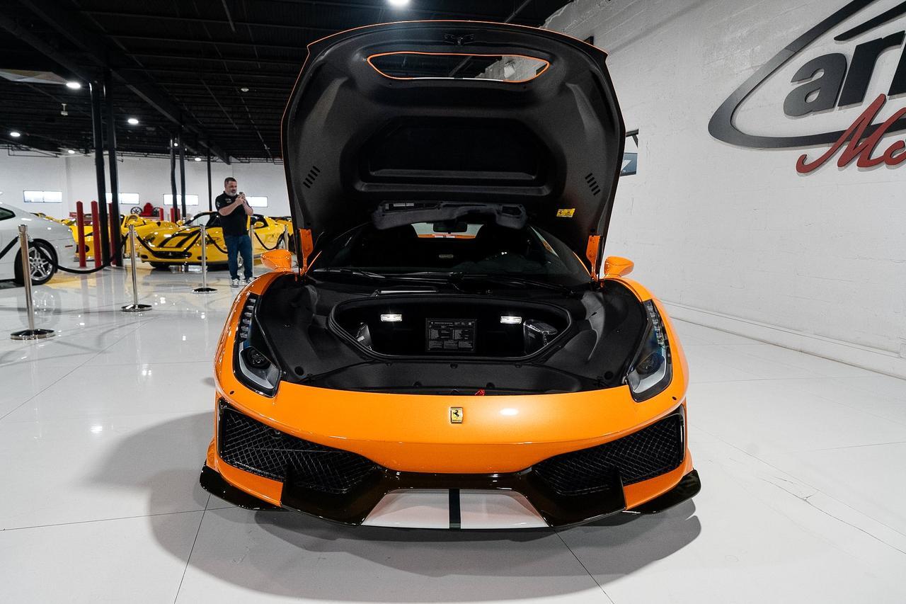 2020 Ferrari 488 Pista TAILOR MADE! Arancio Borealis paint,Extra-Range interior,integrated audio,carbon seats AND MORE!! Fort Lauderdale FL