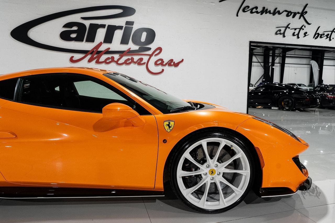 2020 Ferrari 488 Pista TAILOR MADE! Arancio Borealis paint,Extra-Range interior,integrated audio,carbon seats AND MORE!! Fort Lauderdale FL