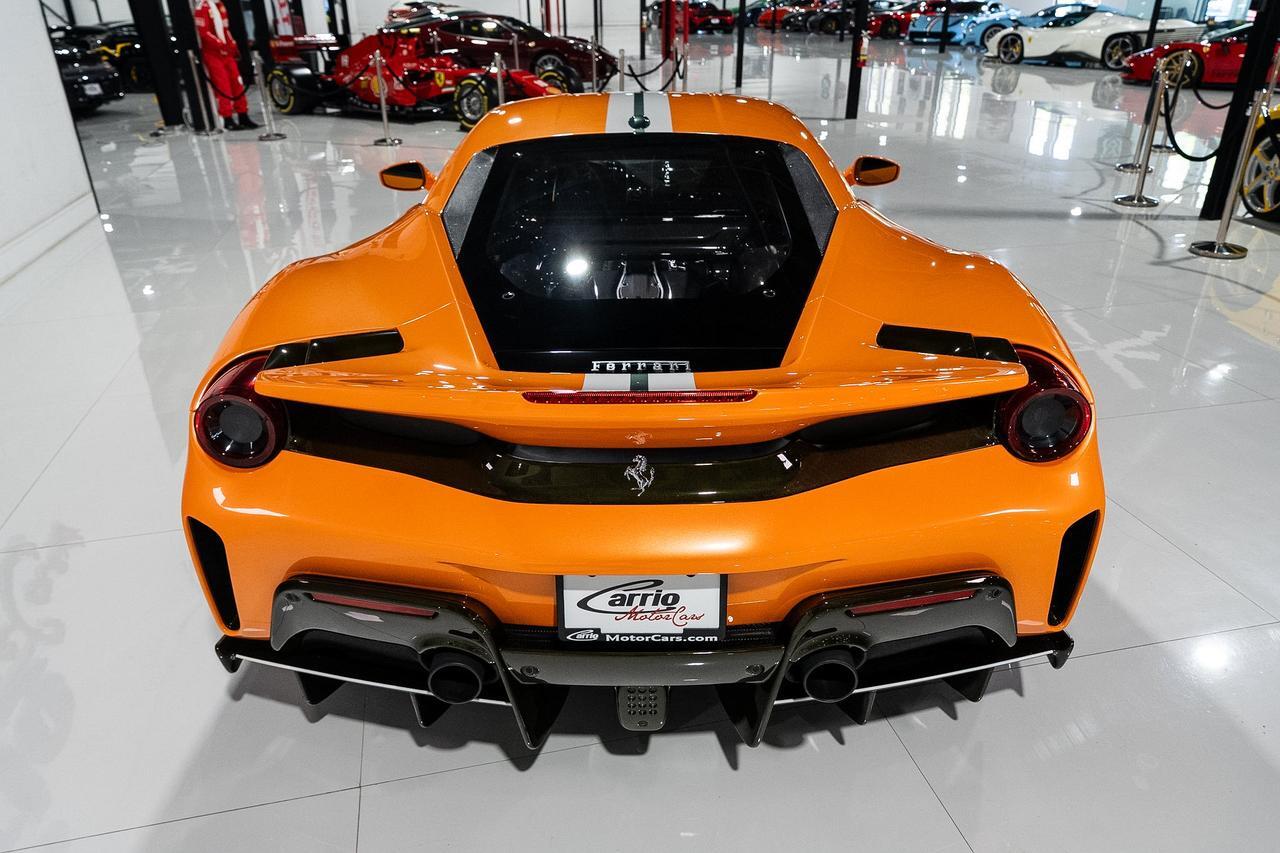 2020 Ferrari 488 Pista TAILOR MADE! Arancio Borealis paint,Extra-Range interior,integrated audio,carbon seats AND MORE!! Fort Lauderdale FL