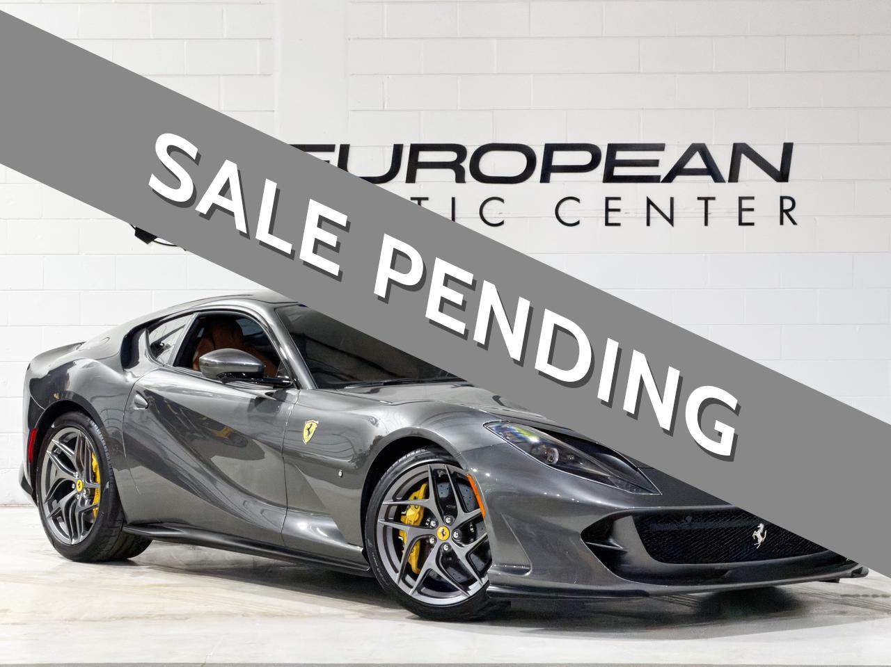Gray 2020 Ferrari 812 Superfast RWD Coupe Rear-Wheel Drive Automatic