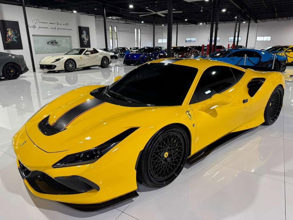 2020 Ferrari F8 Tributo Giallo Modena paint, front lifter, Daytona seats w/lifter, passenger display & MUCH MORE!!