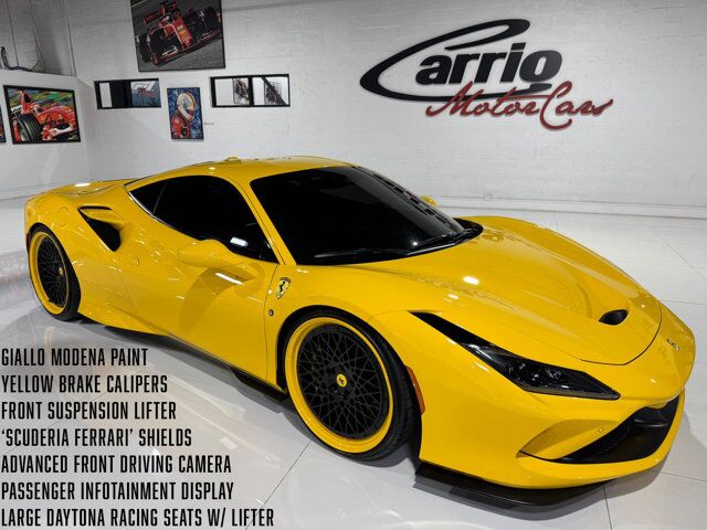 2020 Ferrari F8 Tributo Giallo Modena paint, front lifter, Daytona seats w/lifter, passenger display & MUCH MORE!! Fort Lauderdale FL