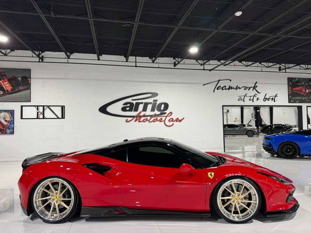 2020 Ferrari F8 Tributo Rosso Corsa paint, suspension lifter, front camera, racing seats, carbon galore AND MUCH MORE!!! Fort Lauderdale FL