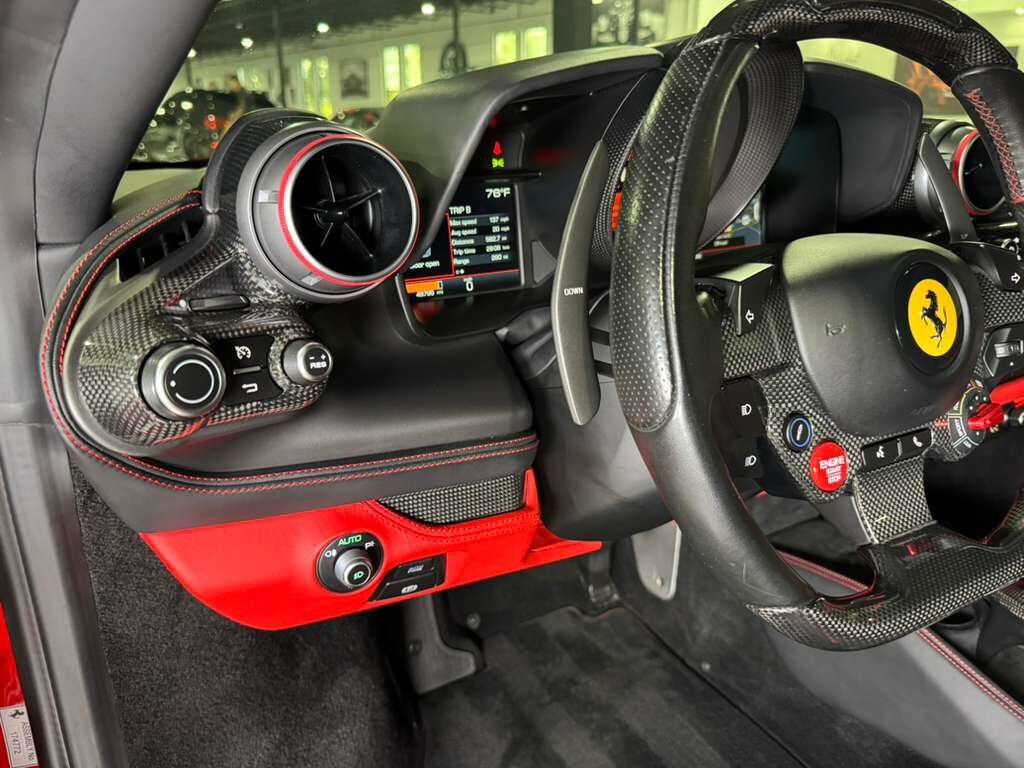 2020 Ferrari F8 Tributo Rosso Corsa paint, suspension lifter, front camera, racing seats, carbon galore AND MUCH MORE!!! Fort Lauderdale FL