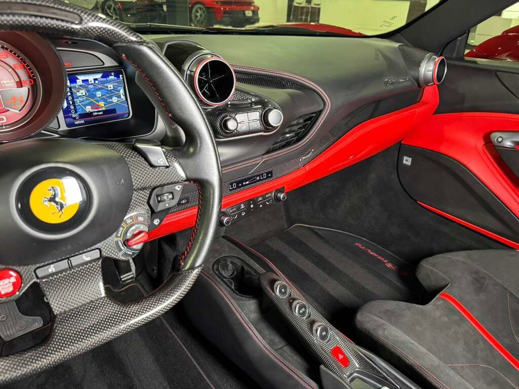 2020 Ferrari F8 Tributo Rosso Corsa paint, suspension lifter, front camera, racing seats, carbon galore AND MUCH MORE!!! Fort Lauderdale FL