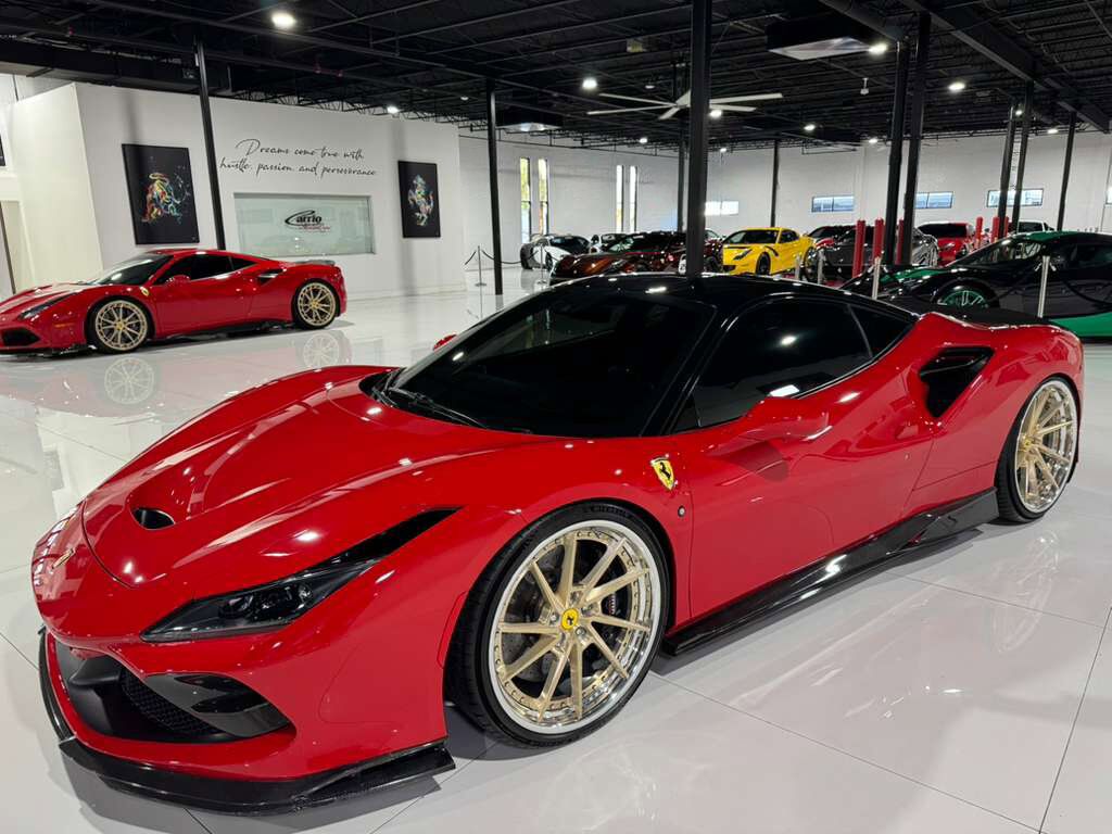 2020 Ferrari F8 Tributo Rosso Corsa paint, suspension lifter, front camera, racing seats, carbon galore AND MUCH MORE!!! Fort Lauderdale FL