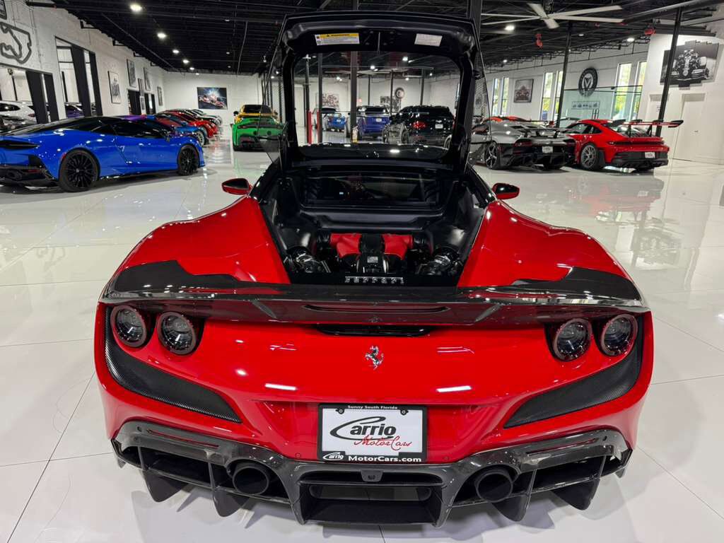 2020 Ferrari F8 Tributo Rosso Corsa paint, suspension lifter, front camera, racing seats, carbon galore AND MUCH MORE!!! Fort Lauderdale FL