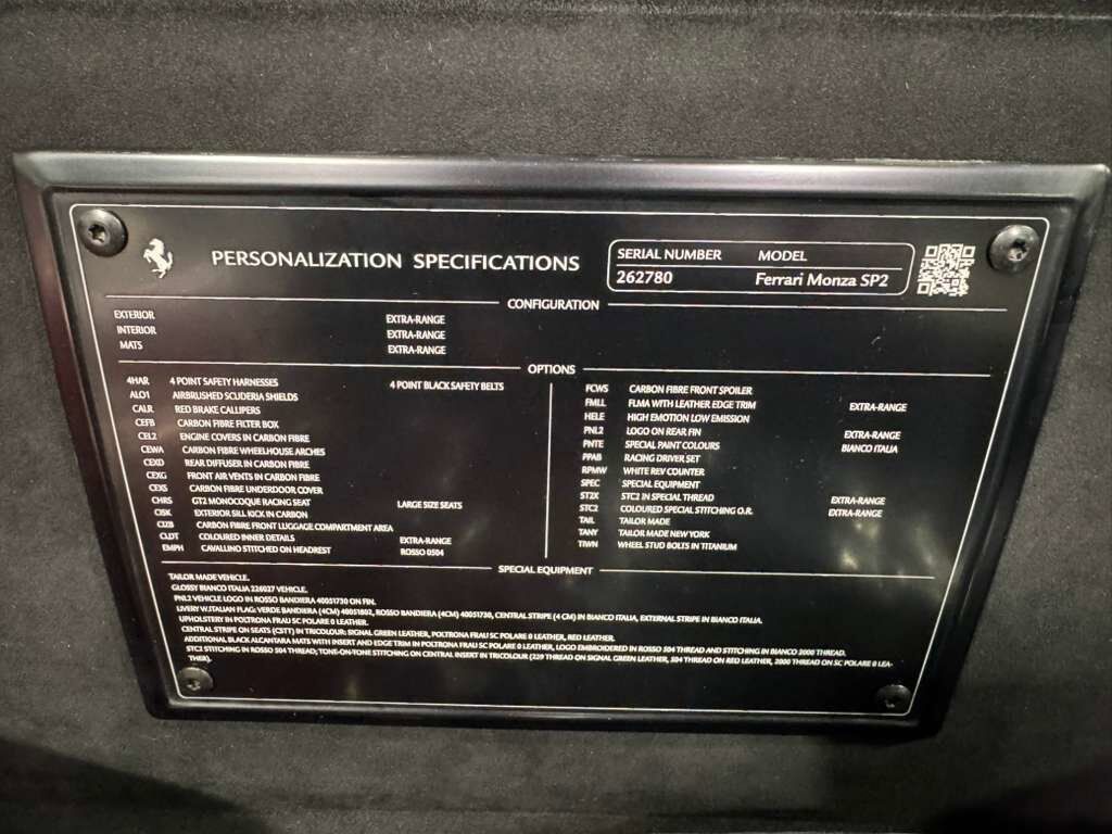 2020 Ferrari Monza SP2 Fort Lauderdale FL