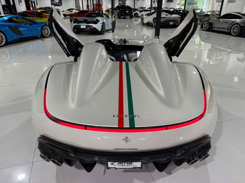 2020 Ferrari Monza SP2 DELIVERY MILE TAILOR MADE CAR! Bianco Italia paint,Poltrona Frau interior,GT1 racing seats & MORE!!! Fort Lauderdale FL