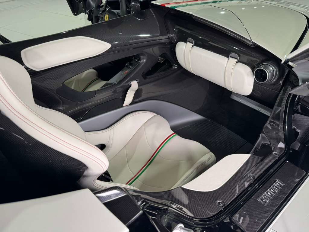 2020 Ferrari Monza SP2 DELIVERY MILE TAILOR MADE CAR! Bianco Italia paint,Poltrona Frau interior,GT1 racing seats & MORE!!! Fort Lauderdale FL