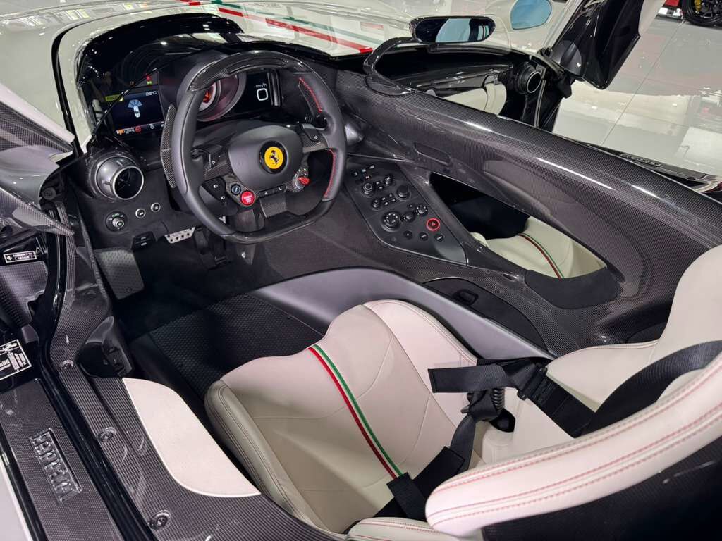 2020 Ferrari Monza SP2 DELIVERY MILE TAILOR MADE CAR! Bianco Italia paint,Poltrona Frau interior,GT1 racing seats & MORE!!! Fort Lauderdale FL