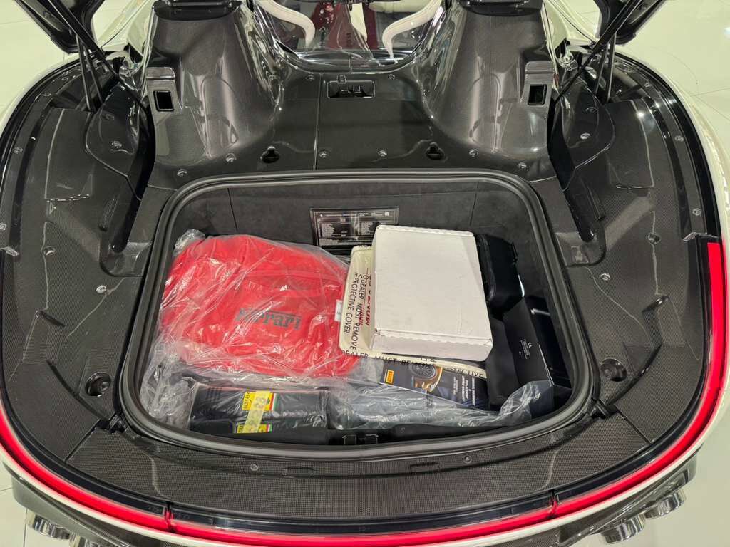 2020 Ferrari Monza SP2 DELIVERY MILE TAILOR MADE CAR! Bianco Italia paint,Poltrona Frau interior,GT1 racing seats & MORE!!! Fort Lauderdale FL