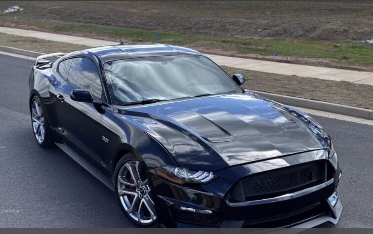 Black 2020 Ford Mustang GT Premium Coupe RWD Coupe Rear-Wheel Drive