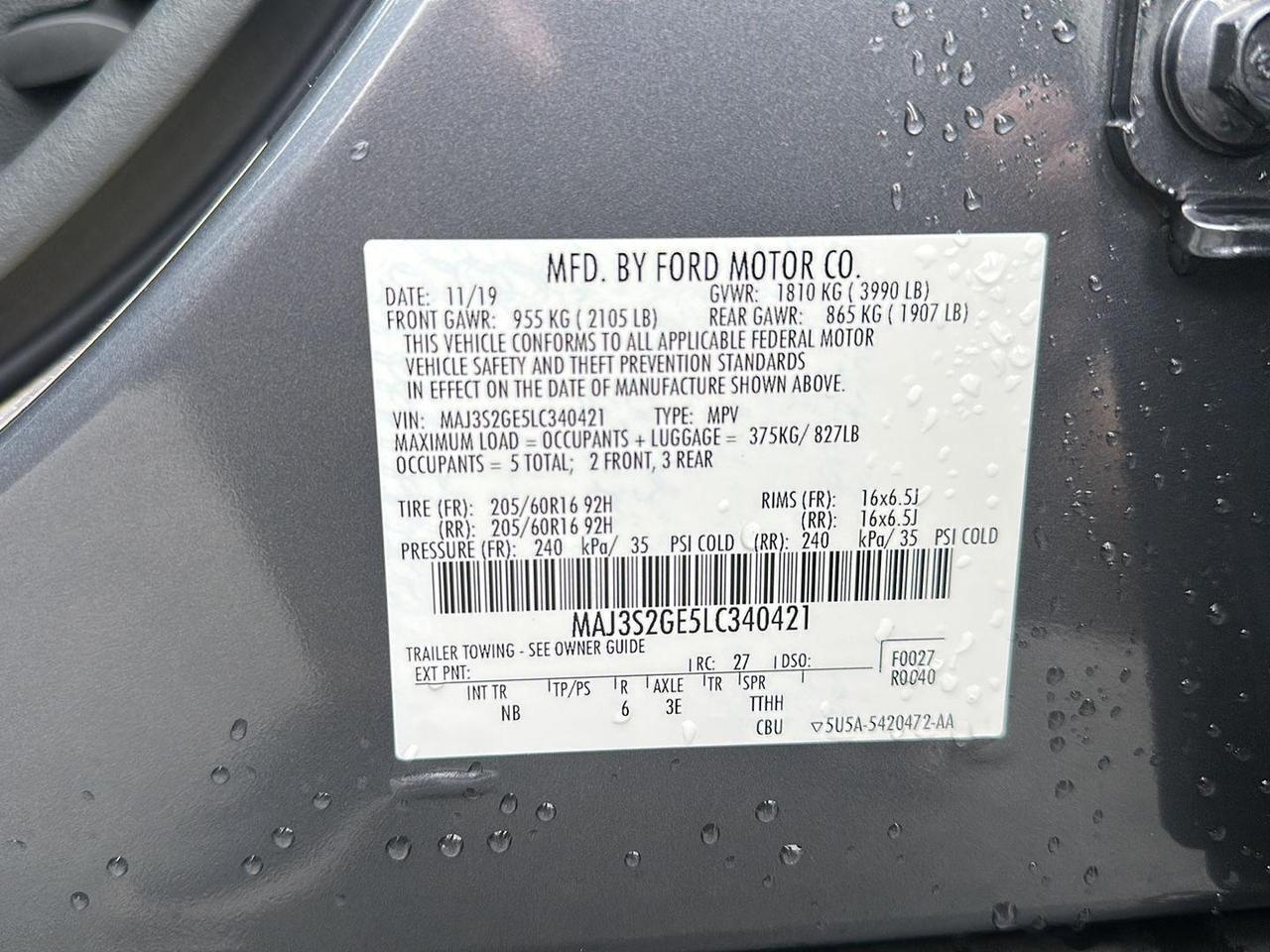 2020 Ford EcoSport SE Gaithersburg MD
