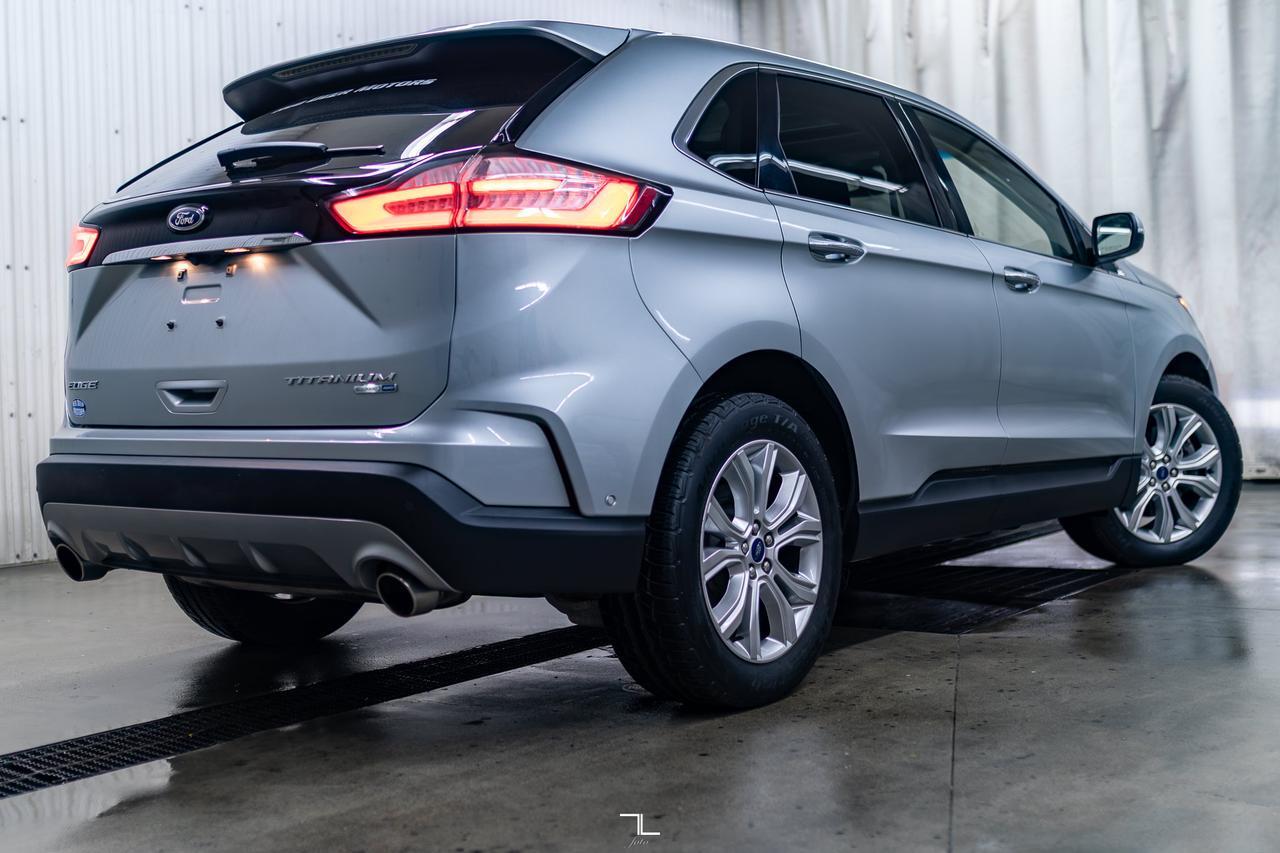 2020 Ford Edge AWD Titanium Leather Roof Nav BCam Red Deer AB