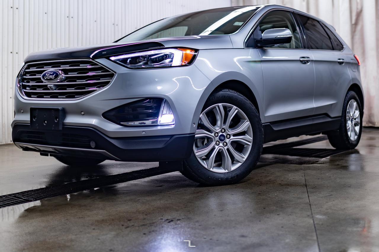 2020 Ford Edge AWD Titanium Leather Roof Nav BCam Red Deer AB