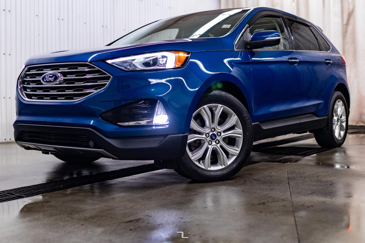 2020 Ford Edge AWD Titanium Leather Roof Nav BCam Red Deer AB