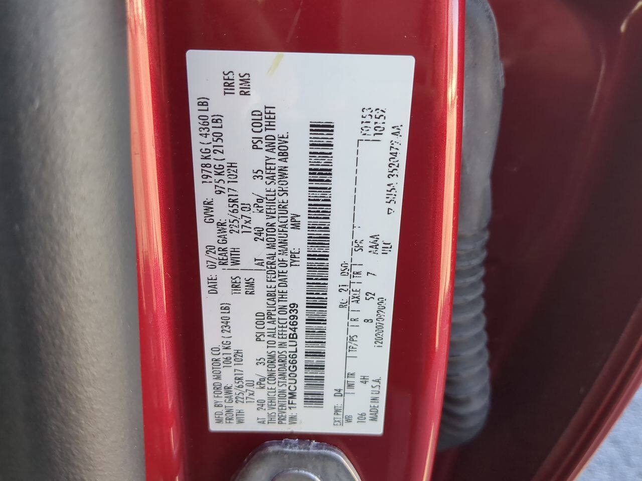 2020 Ford Escape SE Winder GA