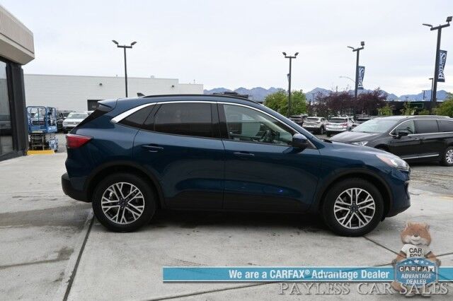 2020 Ford Escape SEL / AWD / Auto Start / Power & Heated Leather Seats / Heated Steering Wheel / NAV / Sunroof / Adaptive Cruise Control / Lane Departure & Blind Spot Alert / Apple CarPlay & Android Auto / Back Up Camera / 1-Owner Anchorage AK