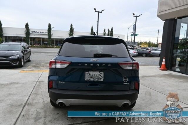 2020 Ford Escape SEL / AWD / Auto Start / Power & Heated Leather Seats / Heated Steering Wheel / NAV / Sunroof / Adaptive Cruise Control / Lane Departure & Blind Spot Alert / Apple CarPlay & Android Auto / Back Up Camera / 1-Owner Anchorage AK
