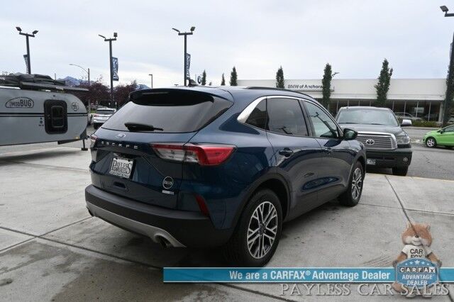 2020 Ford Escape SEL / AWD / Auto Start / Power & Heated Leather Seats / Heated Steering Wheel / NAV / Sunroof / Adaptive Cruise Control / Lane Departure & Blind Spot Alert / Apple CarPlay & Android Auto / Back Up Camera / 1-Owner Anchorage AK