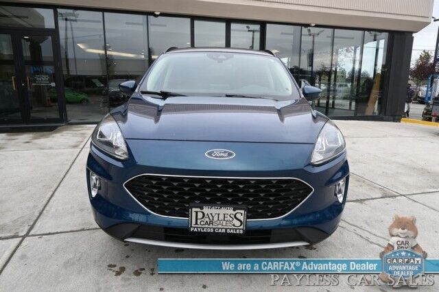 2020 Ford Escape SEL / AWD / Auto Start / Power & Heated Leather Seats / Heated Steering Wheel / NAV / Sunroof / Adaptive Cruise Control / Lane Departure & Blind Spot Alert / Apple CarPlay & Android Auto / Back Up Camera / 1-Owner Anchorage AK