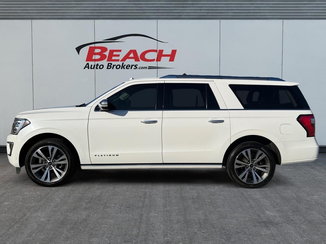 2020 Ford Expedition Max Platinum, HEATED AND VENTILATED SEATS, HEATED REAR SEATS, MOONROOF, UNIVERSAL GARAGE DOOR OPENER, CAPTAINS CHAIRS, 3RD ROW, POWER LIFTGATE, B&O SPEAKERS, POWER RUNNING BOARDS, ROOF RACK, NAVIGATION, TOW PACKAGE, POWER MIRRORS, THIS IS THE PERFECT FAM Norfolk VA