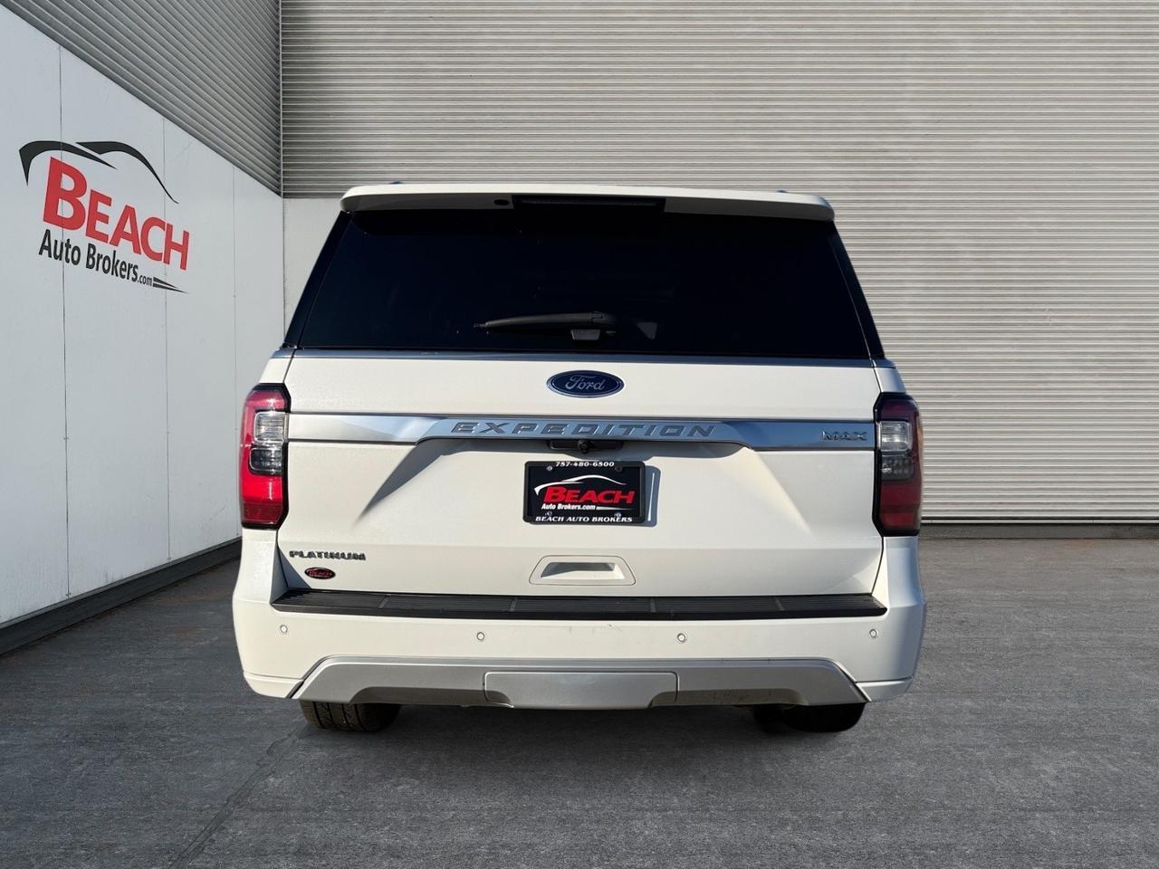 2020 Ford Expedition Max Platinum, HEATED AND VENTILATED SEATS, HEATED REAR SEATS, MOONROOF, UNIVERSAL GARAGE DOOR OPENER, CAPTAINS CHAIRS, 3RD ROW, POWER LIFTGATE, B&O SPEAKERS, POWER RUNNING BOARDS, ROOF RACK, NAVIGATION, TOW PACKAGE, POWER MIRRORS, THIS IS THE PERFECT FAM Norfolk VA